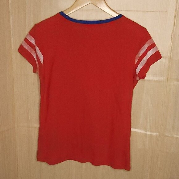 University Of Kansas E5 Red 65 Jayhawks Shirt Small - Picture 2 of 6